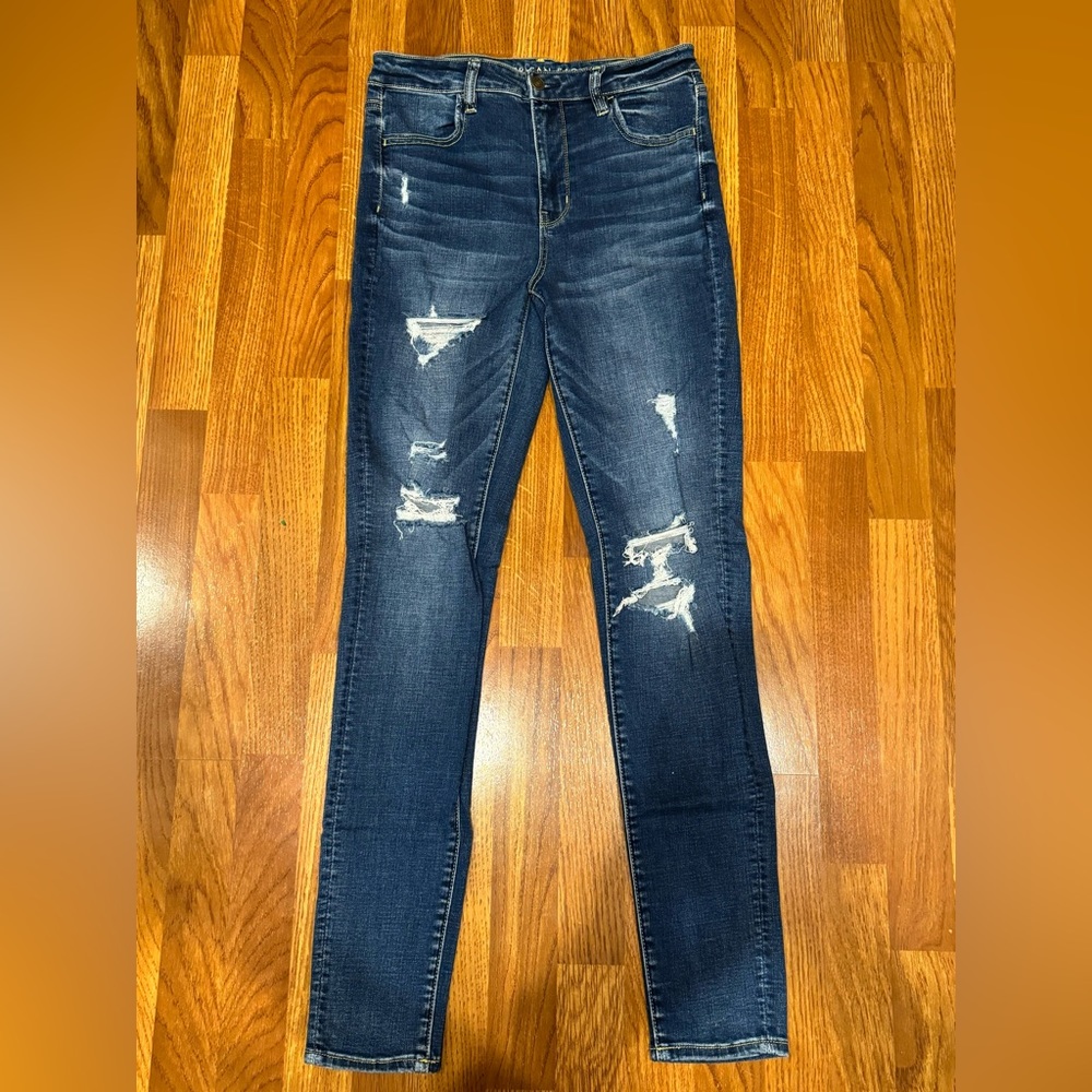 Women’s American Eagle Outfitters Super High-Rise Jegging - Picture 1 of 4